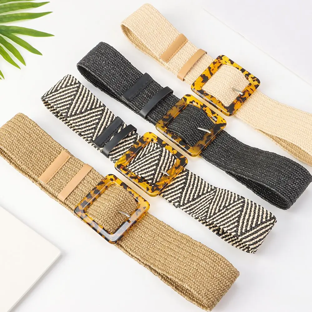 1PC Women Fashion Casual Straw Belt Round Wooden Buckle Elastic Waist Chain Belly Necklace Body Jewelry Dress Shirt Accessories
1PC Women Fashion Casual Straw Belt Round Wooden Buckle Elastic Waist Chain Belly Necklace Body Jewelry Dress Shirt Accessories