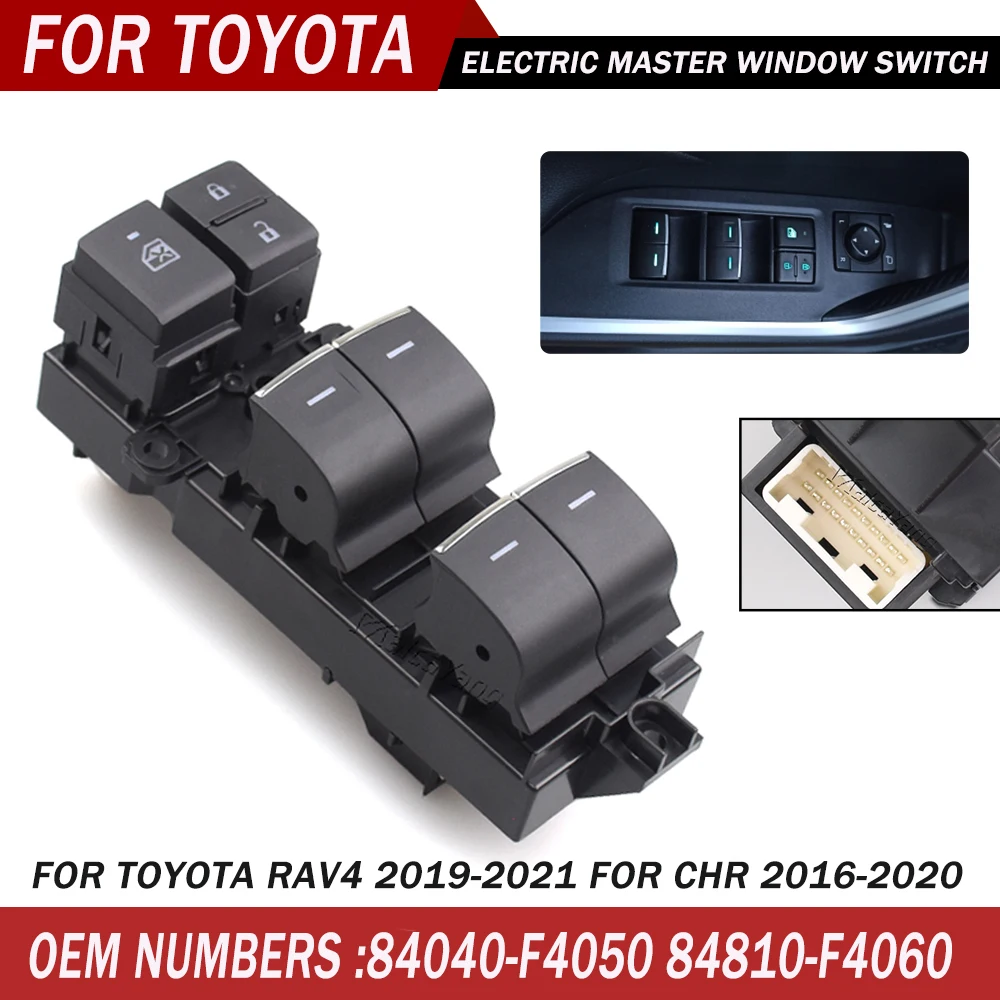Новый выключатель питания для Toyota Rav4 2019 2020 2021 CHR 2016 2017 2018 2019 2020, светодиодный Левый переключатель с подсветкой 
Новый выключатель питания для Toyota Rav4 2019 2020 2021 CHR 2016 2017 2018 2019 2020, светодиодный Левый переключатель с подсветкой