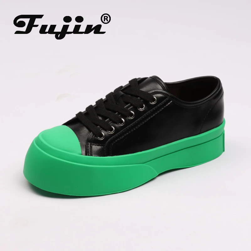fujin 3.5cm genuine leather shoes women sneakers summer breathable vulcanized shoes 2022 platform shoes female ugly flats
fujin 3.5cm genuine leather shoes women sneakers summer breathable vulcanized shoes 2022 platform shoes female ugly flats