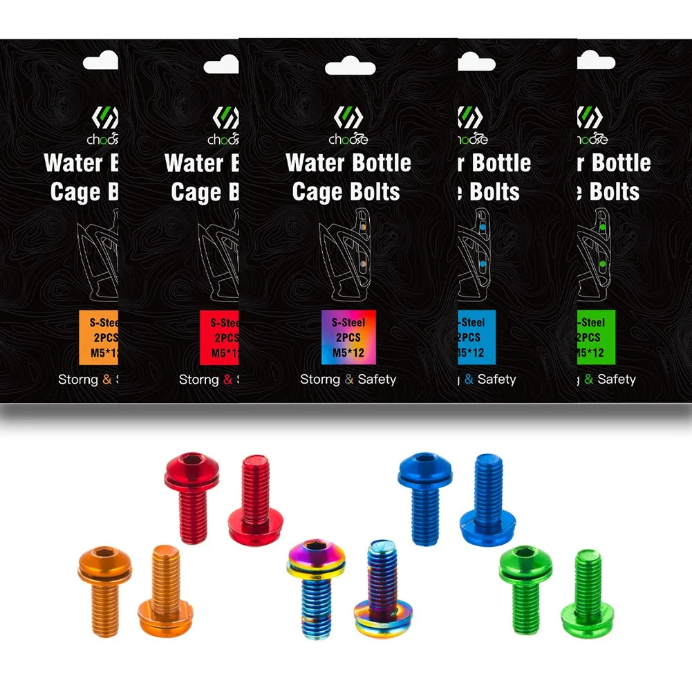 4Pcs Bicycle M5*12 Bolt Bottle Cage Holder Screws Alloy Steel Mountain Road Bike Bottle Cage Screws Parts New
4Pcs Bicycle M5*12 Bolt Bottle Cage Holder Screws Alloy Steel Mountain Road Bike Bottle Cage Screws Parts New