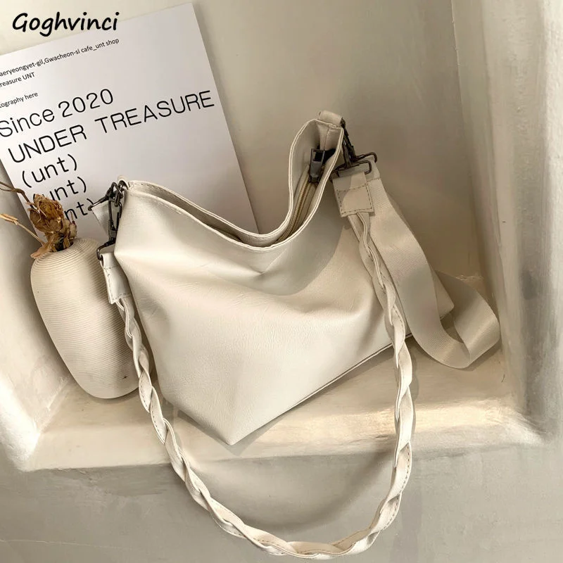 Soft PU Leather Women Shoulder Bags Thread Casual Bucket Bag Office Ladies Elegant Brief Cross-body Underarm Daily Ulzzang Chic
Soft PU Leather Women Shoulder Bags Thread Casual Bucket Bag Office Ladies Elegant Brief Cross-body Underarm Daily Ulzzang Chic