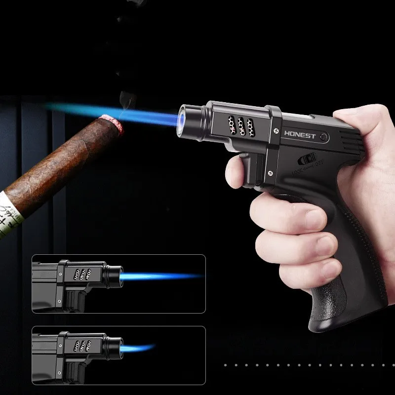 HONEST Wind-proof Aerated Cigarette Lighter, Cigar Incense, Moxa Stick, Special Direct Gas, Strong Ignition
HONEST Wind-proof Aerated Cigarette Lighter, Cigar Incense, Moxa Stick, Special Direct Gas, Strong Ignition