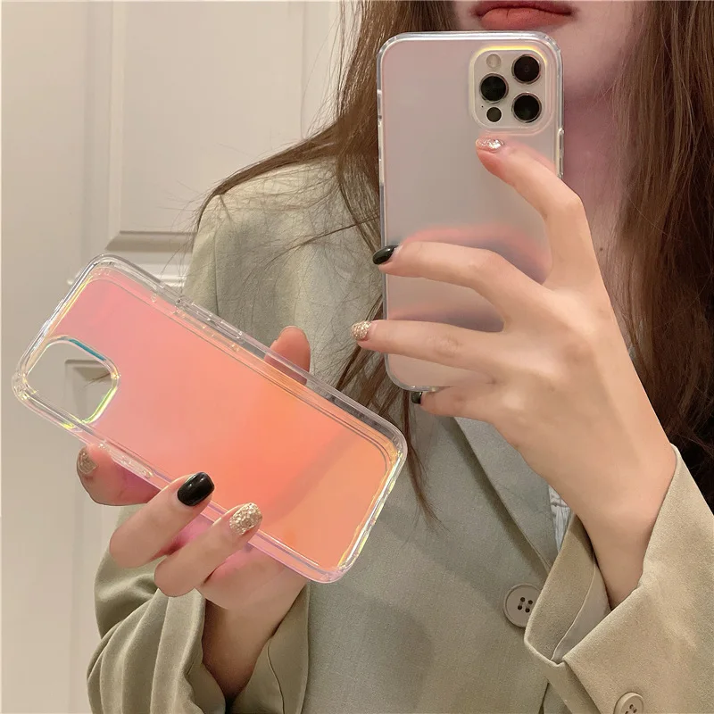 Laser Frosted Gradient Rainbow Phone Case Suitable for All Models Apple Huawei OPPO Xiaomi Vivo Samsung, Etc.
Laser Frosted Gradient Rainbow Phone Case Suitable for All Models Apple Huawei OPPO Xiaomi Vivo Samsung, Etc.