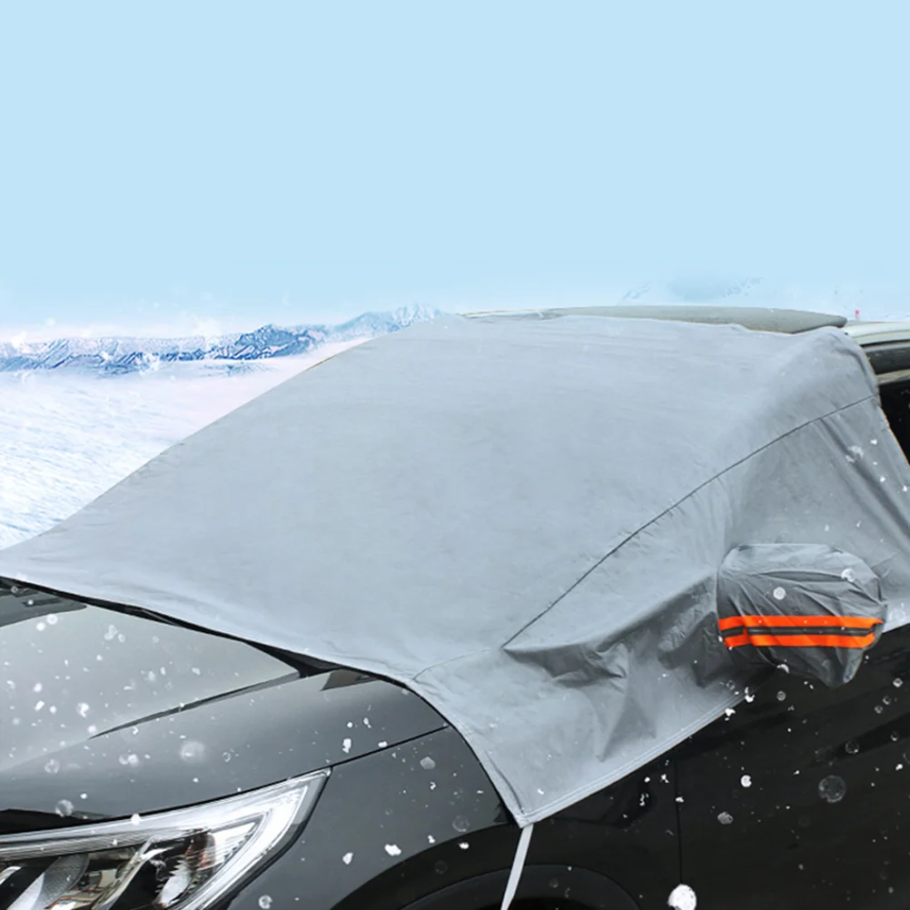 Thicken Car Windshield Cover Anti-icing Anti-scratch Half Car Cover Reflective Stripe Protection Cover Cloth for Outdoor Four
Thicken Car Windshield Cover Anti-icing Anti-scratch Half Car Cover Reflective Stripe Protection Cover Cloth for Outdoor Four