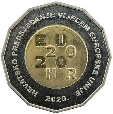 Croatia 25 Kuna Commemorative Coin 2020 EU Rotating Presidency Two-Tone Coin Brand New UNC
Croatia 25 Kuna Commemorative Coin 2020 EU Rotating Presidency Two-Tone Coin Brand New UNC