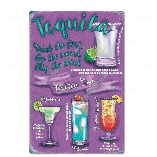 Classical Colorful Cocktail Metal Poster Wall Art Paingting Plaque Home Pub Restaurant Decor Vintage Iron Plates 20x30cm
Classical Colorful Cocktail Metal Poster Wall Art Paingting Plaque Home Pub Restaurant Decor Vintage Iron Plates 20x30cm