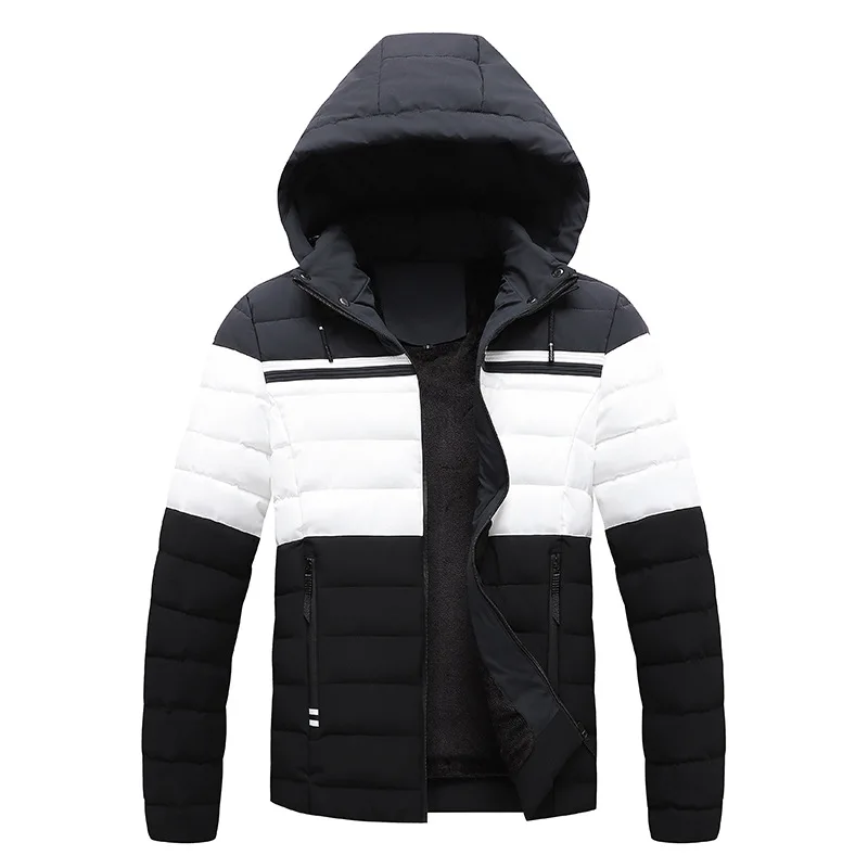 Men Outwear Thick Warm Parkas Jacket Coat Men Casual Men's Cotton Padded Jacket with Detachable Hat Pockets Parkas Jacket Men
Men Outwear Thick Warm Parkas Jacket Coat Men Casual Men's Cotton Padded Jacket with Detachable Hat Pockets Parkas Jacket Men
