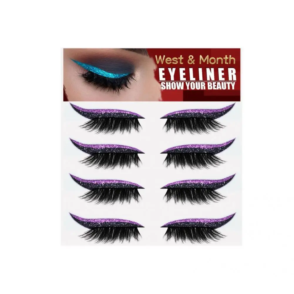 4Pairs/Set Eyes Line Sticker Safe Glitter Eye Liner Patch Eyelid Sticker Sweat-Proof Self-Adhesive Eyeliner Sticker
4Pairs/Set Eyes Line Sticker Safe Glitter Eye Liner Patch Eyelid Sticker Sweat-Proof Self-Adhesive Eyeliner Sticker