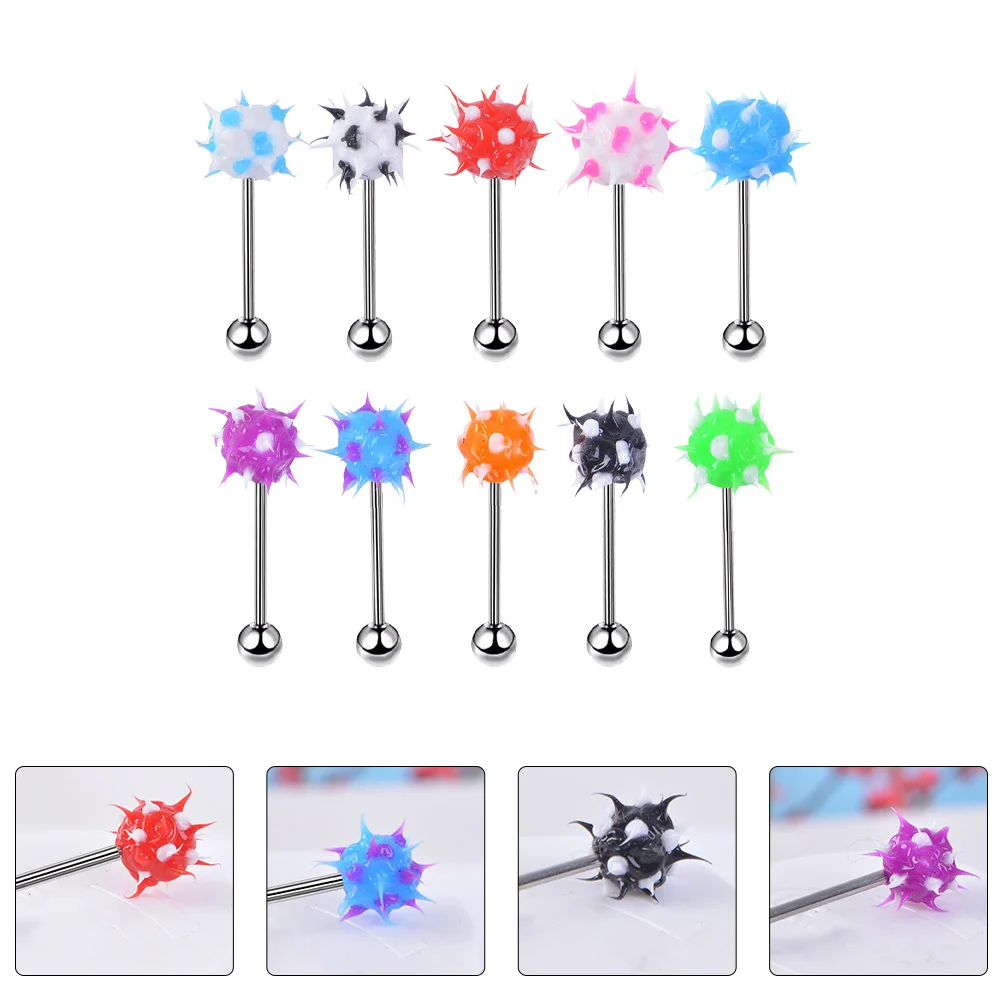 Tongue Decor Ring Studs Stud Rings Steel Papilla Earring Tragus Nose Accessory Fashion Flexible Eyebrow Puncture Retainer Women
Tongue Decor Ring Studs Stud Rings Steel Papilla Earring Tragus Nose Accessory Fashion Flexible Eyebrow Puncture Retainer Women