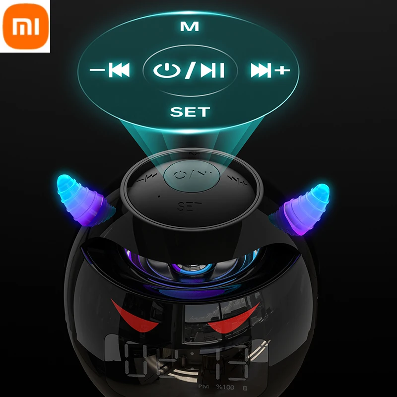 Xiaomi little devil bluetooth speaker clock alarm clock audio mini subwoofer can be inserted card HD bluetooth call for Huawei
Xiaomi little devil bluetooth speaker clock alarm clock audio mini subwoofer can be inserted card HD bluetooth call for Huawei