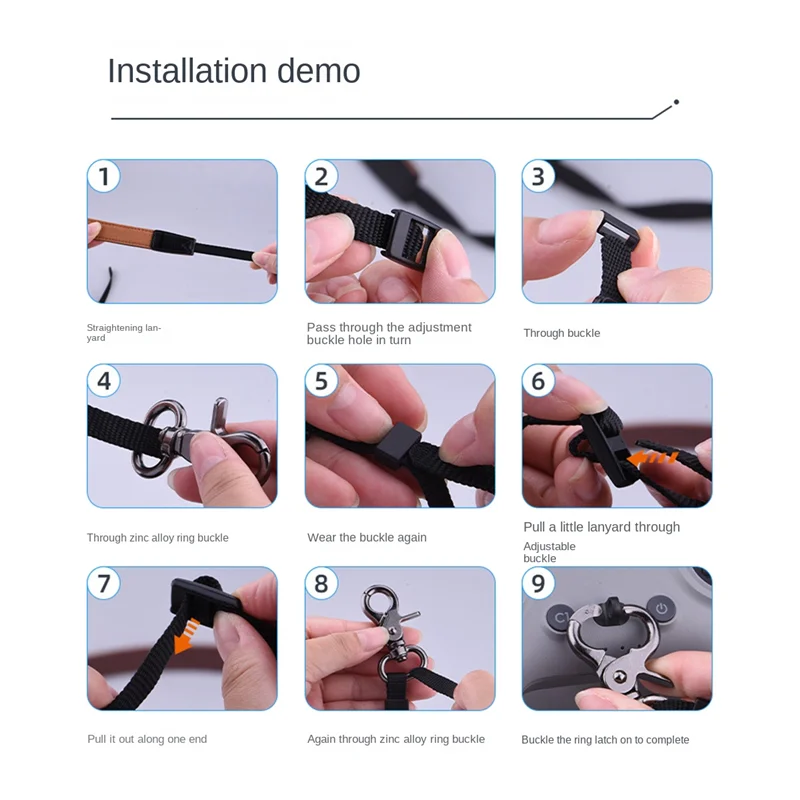 Lanyard with Fixed Clip for FPV Combo Avata Remote Controller Neckstrap Drone Accessory,Black
Lanyard with Fixed Clip for FPV Combo Avata Remote Controller Neckstrap Drone Accessory,Black