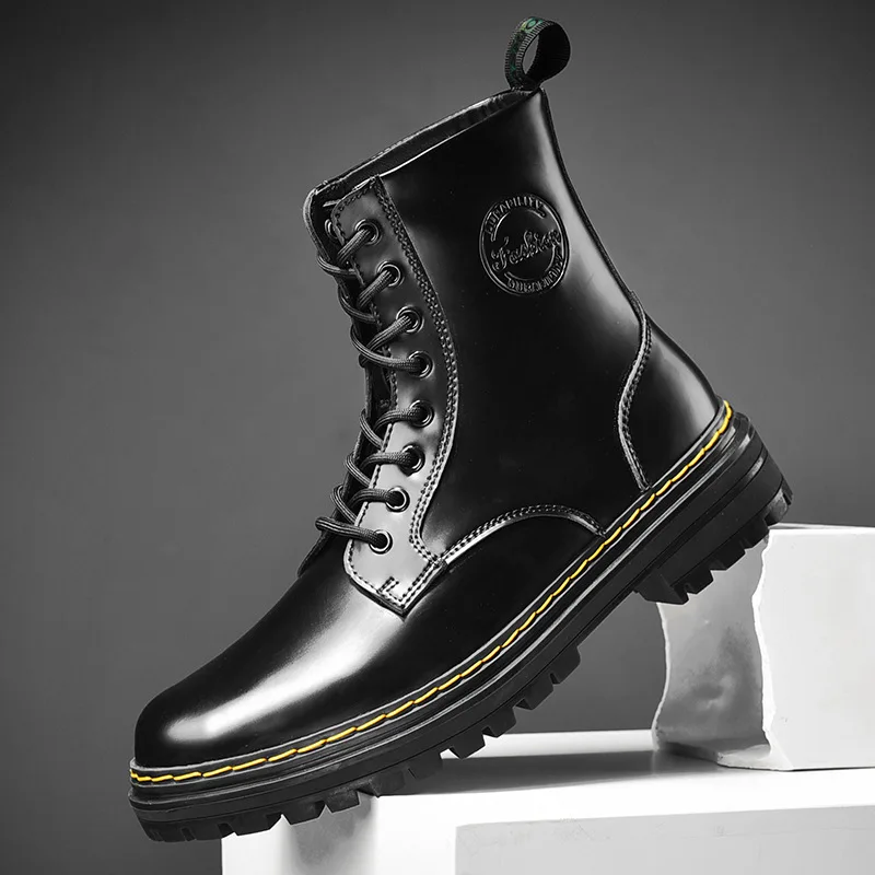 Fashion Martin Boots 2023 Outdoor Work Wear Boots Fashion High Top Leather Couple Thick Sole Big Head Leather Boots Cotton Boots
Fashion Martin Boots 2023 Outdoor Work Wear Boots Fashion High Top Leather Couple Thick Sole Big Head Leather Boots Cotton Boots