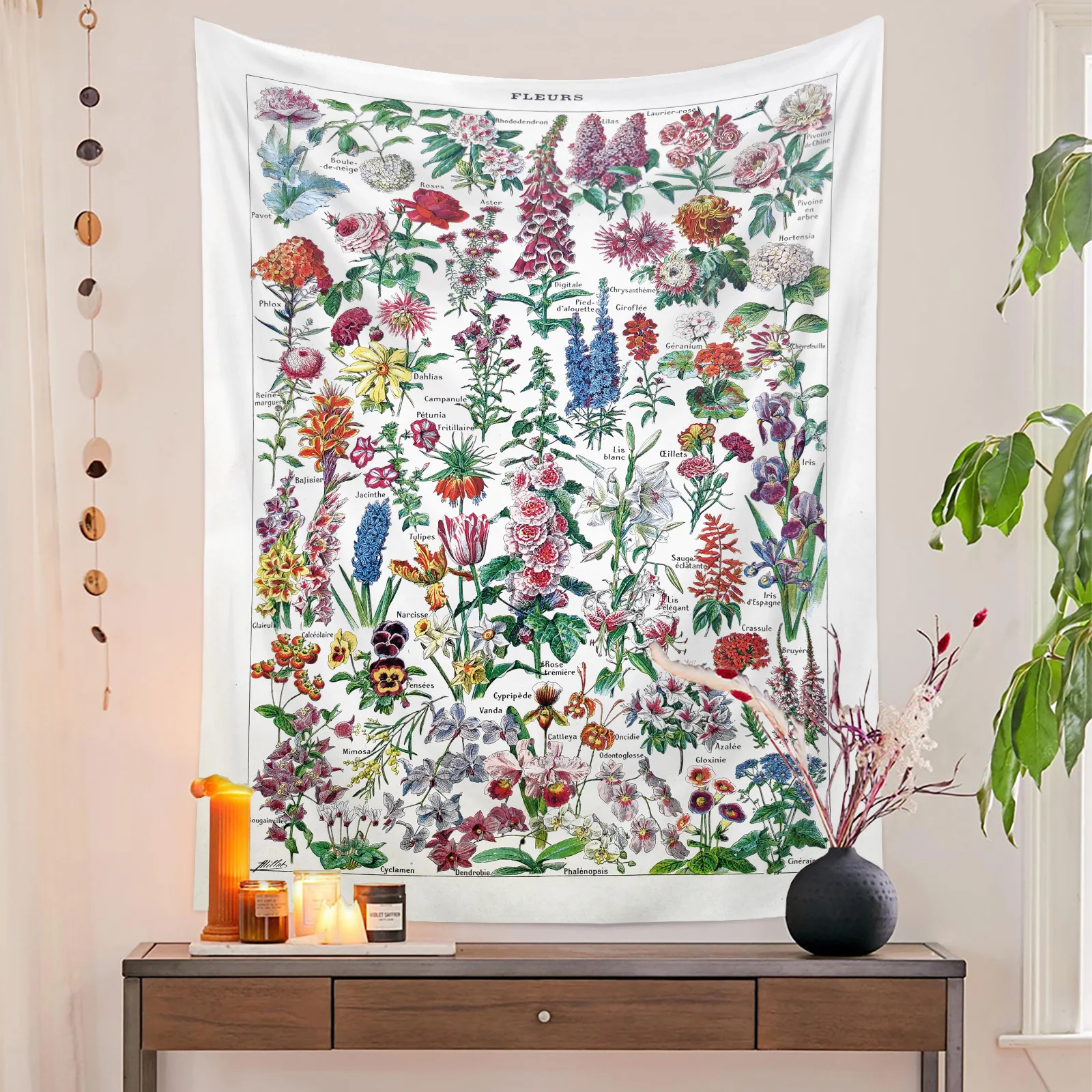 Wildflower Tapestry Wall Hanging Flowers Botanical Floral Home Aesthetic Art Bedroom Decoration Poster Room Boho Decor Tapiz
Wildflower Tapestry Wall Hanging Flowers Botanical Floral Home Aesthetic Art Bedroom Decoration Poster Room Boho Decor Tapiz