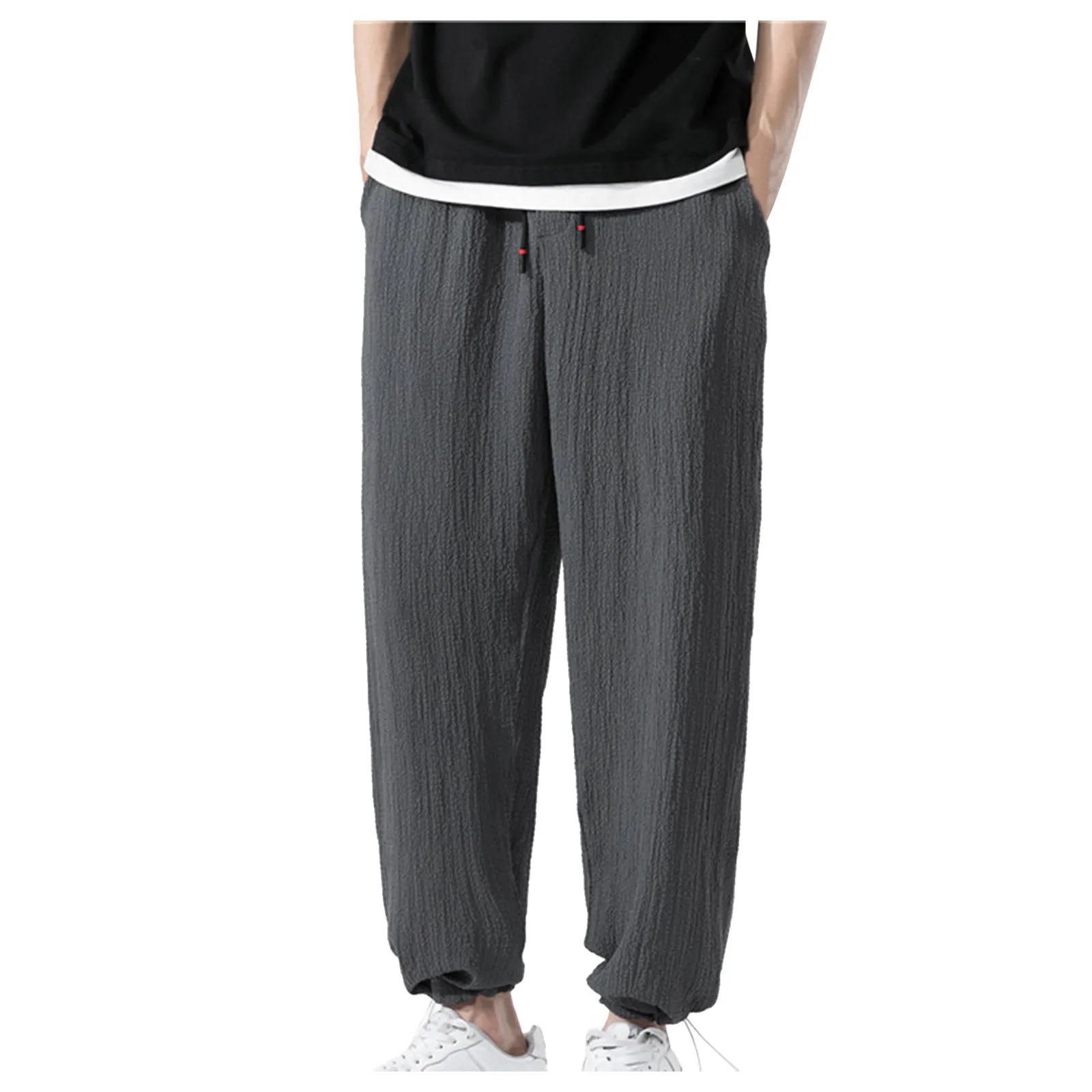 Trousers Pants Wide-Leg Loose Sports Size Waist Men's Elastic Fashion Men's pants
Trousers Pants Wide-Leg Loose Sports Size Waist Men's Elastic Fashion Men's pants