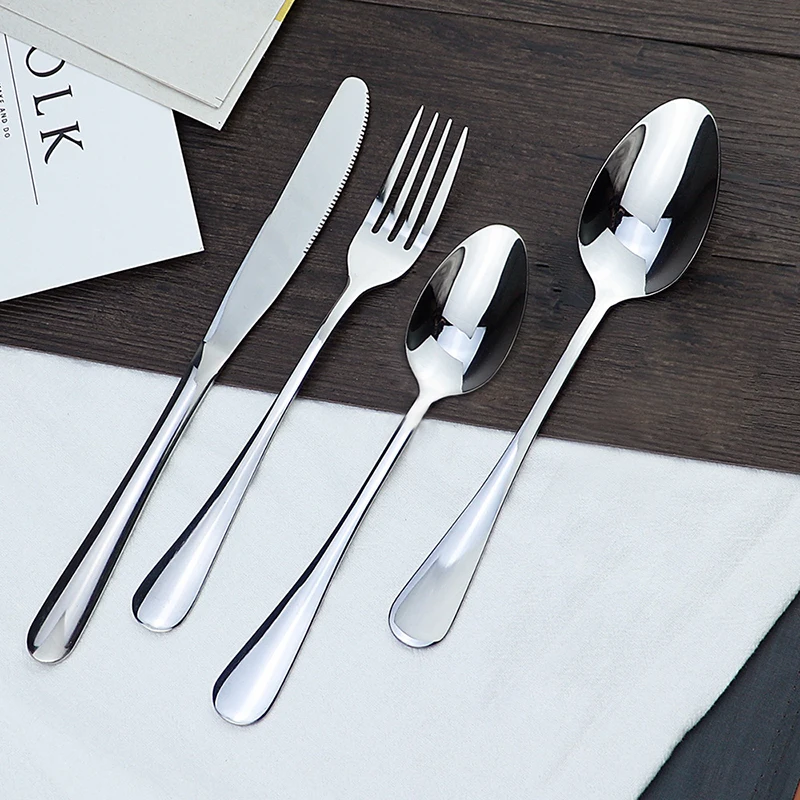Western Cutlery Set Stainless Steel Tableware Spoon Fork Knife Dinnerware Set Kitchen Dinner Set Tableware Luxury Home Flatware
Western Cutlery Set Stainless Steel Tableware Spoon Fork Knife Dinnerware Set Kitchen Dinner Set Tableware Luxury Home Flatware
