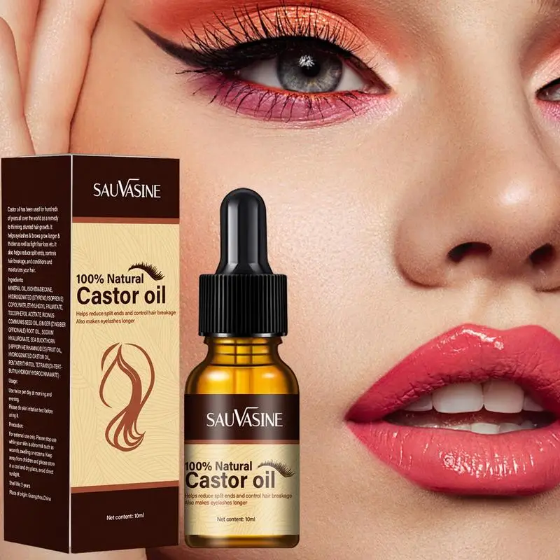 Sdotter Cosmetics Castor Oil 10ML Nourishing & Conditioning Essence To Enhance The Look Of Lashes Caster Oil Eyebrow Growth 
Sdotter Cosmetics Castor Oil 10ML Nourishing & Conditioning Essence To Enhance The Look Of Lashes Caster Oil Eyebrow Growth