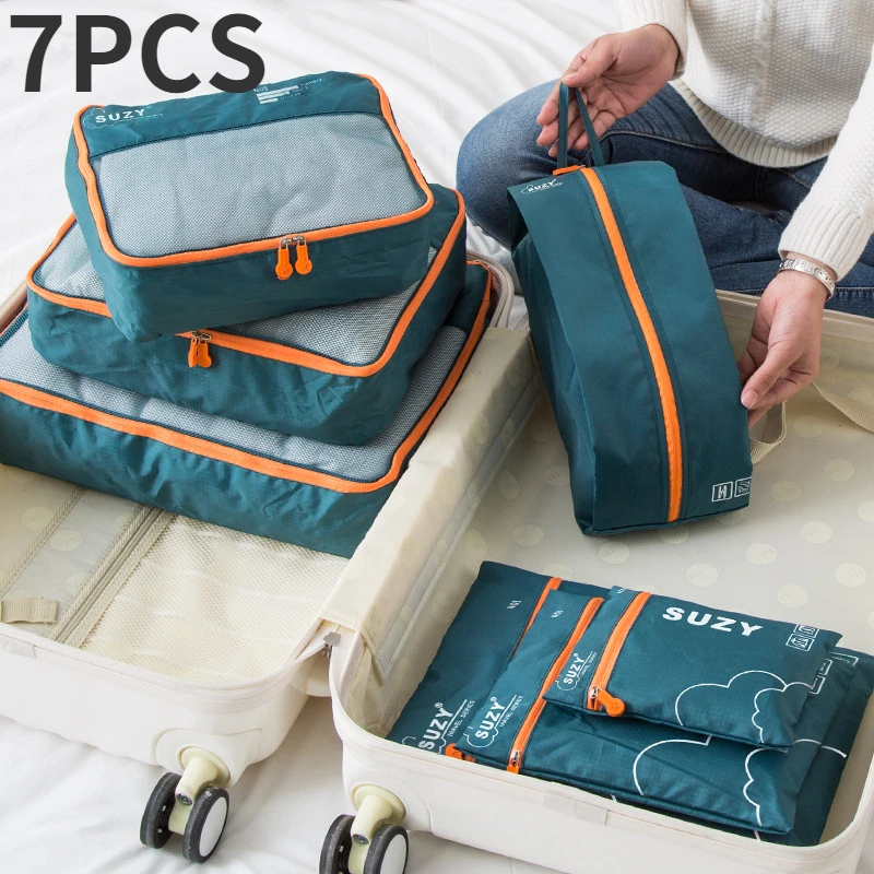 6/7 Pieces Set Travel Storage Bags Waterproof Travel Organizer Portable Luggage Organizer Clothes Shoe Tidy Pouch Packing Set
6/7 Pieces Set Travel Storage Bags Waterproof Travel Organizer Portable Luggage Organizer Clothes Shoe Tidy Pouch Packing Set