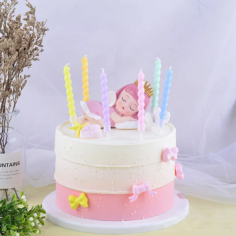 Macaron Candy Color Spiral Candle Creative Birthday Candles Dessert Decorations Ins Style Cake Topper Festive Party Supplies
Macaron Candy Color Spiral Candle Creative Birthday Candles Dessert Decorations Ins Style Cake Topper Festive Party Supplies