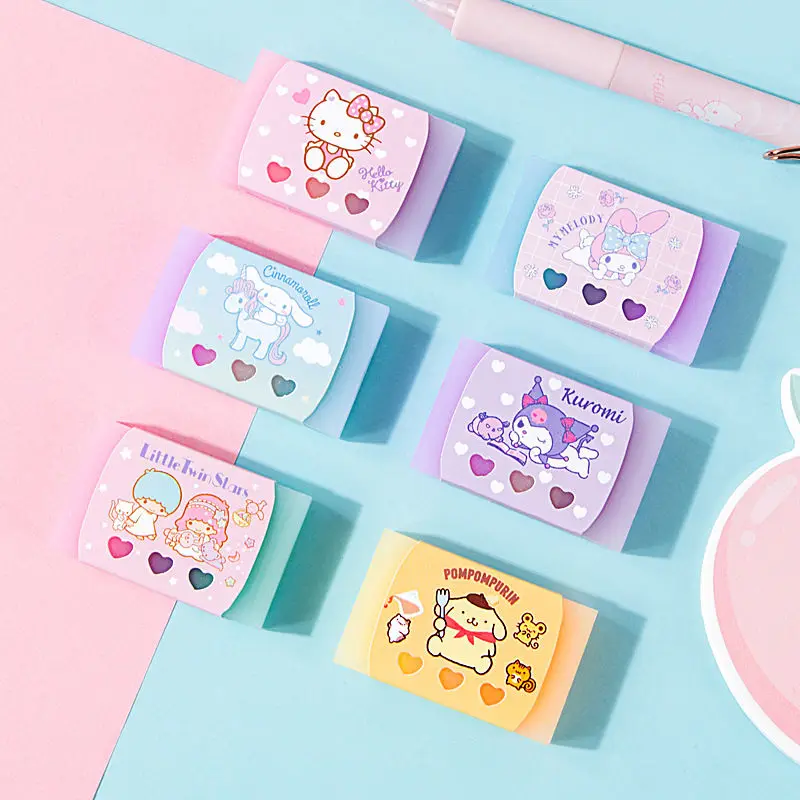 6Pcs Kawaii Sanrio Eraser Kuromi Accessories Cute Beauty Cartoon Anime Doll Student Stationery School Supplies Toys Girls Gift
6Pcs Kawaii Sanrio Eraser Kuromi Accessories Cute Beauty Cartoon Anime Doll Student Stationery School Supplies Toys Girls Gift