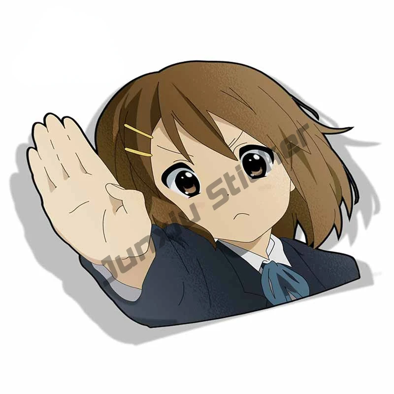 Cartoon Big Head Peeker Anime Car Sticker Yui Hirasawa K-on Phone Rear Windshield Trunk Vinyl Decal Car Accessories KK13x10cm
Cartoon Big Head Peeker Anime Car Sticker Yui Hirasawa K-on Phone Rear Windshield Trunk Vinyl Decal Car Accessories KK13x10cm