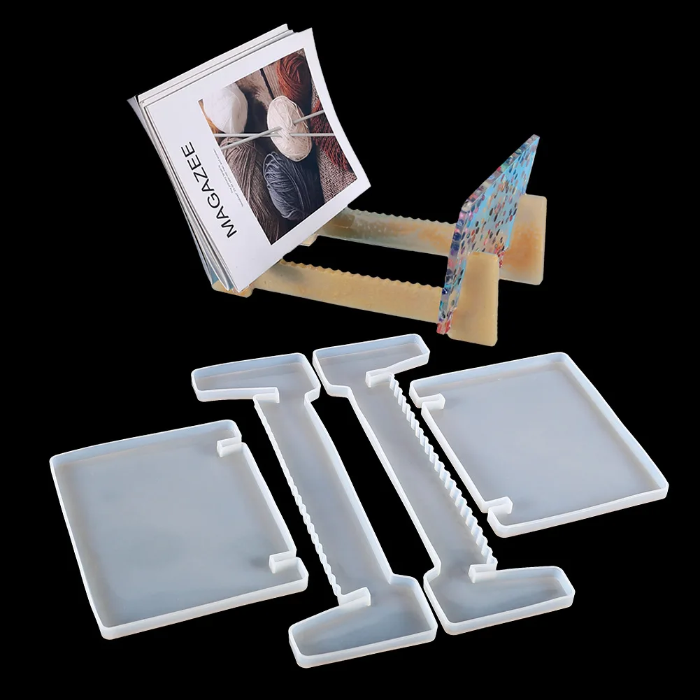 DIY Crystal Epoxy Creative Book Rack Music Rack Resin Mold Desktop Storage Bracket Mirror Silicone Mold
DIY Crystal Epoxy Creative Book Rack Music Rack Resin Mold Desktop Storage Bracket Mirror Silicone Mold