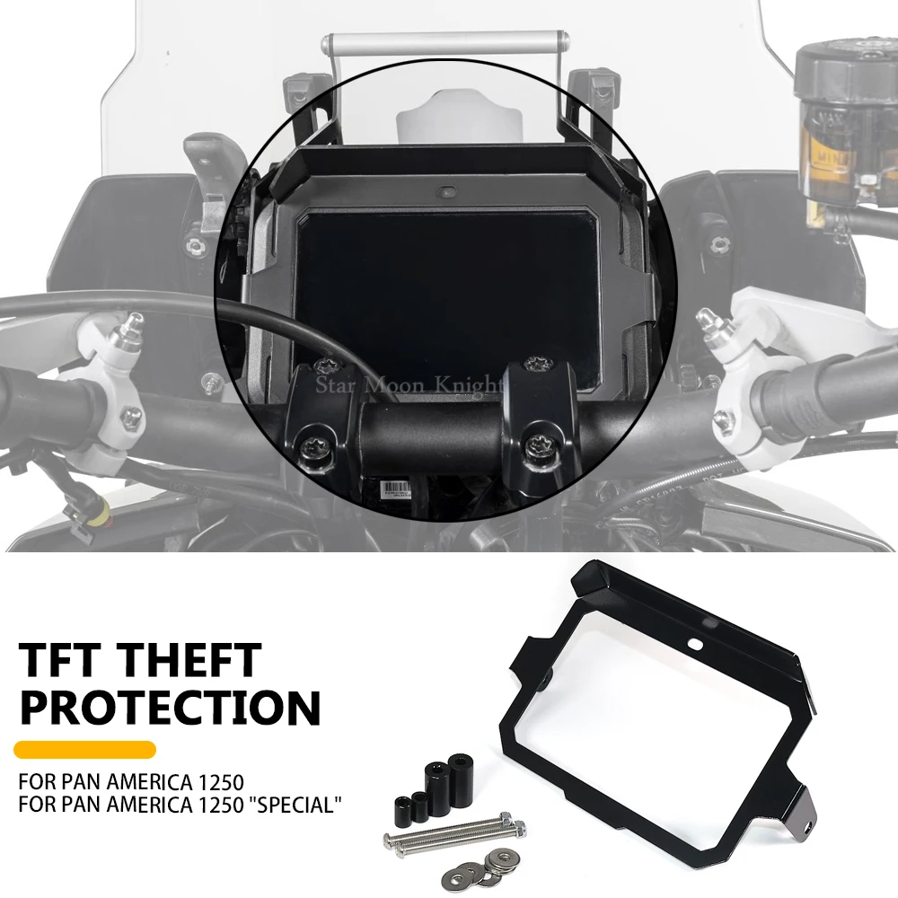 TFT Anti-Theft Protection Meter Frame Cover For RA1250 1250S Pan America 1250 1250 S 2021- Motorcycle Anti-theft Meter Cover
TFT Anti-Theft Protection Meter Frame Cover For RA1250 1250S Pan America 1250 1250 S 2021- Motorcycle Anti-theft Meter Cover