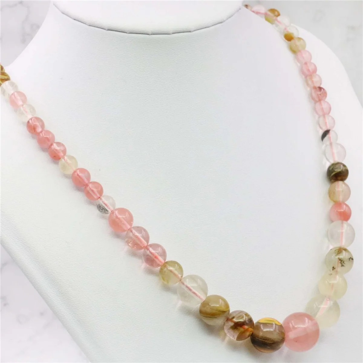 6-14mm Watermelon Tourmaline Chalcedony Round Beads Jasper Rope Chain Beads DIY Jewelry Natural Stone Necklace for Women 
6-14mm Watermelon Tourmaline Chalcedony Round Beads Jasper Rope Chain Beads DIY Jewelry Natural Stone Necklace for Women
