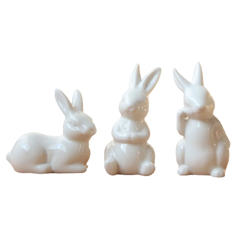 3Pcs Ceramic Rabbit Figurines Miniature Bunny Figures Bunny Statues Bunny Toys Playset for Bag Filler
3Pcs Ceramic Rabbit Figurines Miniature Bunny Figures Bunny Statues Bunny Toys Playset for Bag Filler