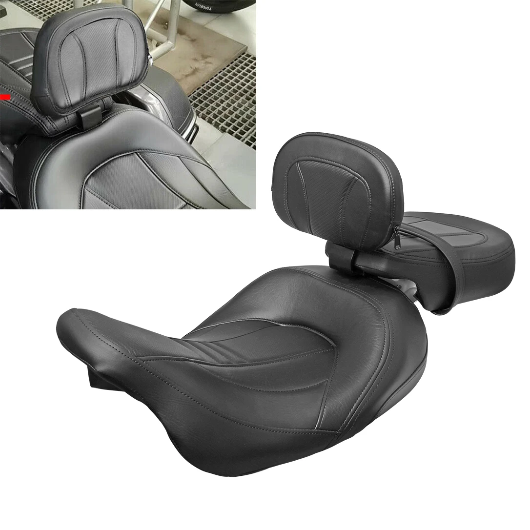 Motorcycle Driver Passenger Two-Up Seat w/ Rider Backrest For Harley CVO Touring Street Road Glide Special Classic 2009-2023
Motorcycle Driver Passenger Two-Up Seat w/ Rider Backrest For Harley CVO Touring Street Road Glide Special Classic 2009-2023