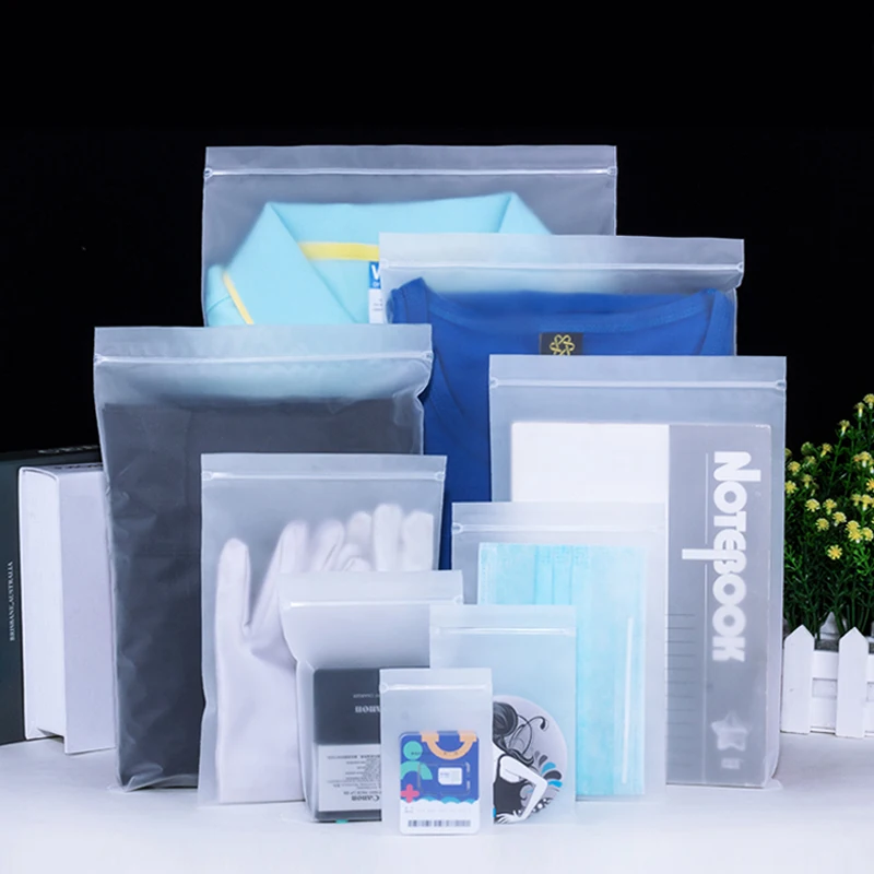 CPE Frosted Ziplock Bag Sealed Packaging Translucent Digital Electronic Products Clothes Cosmetics Skin Care Products Storage
CPE Frosted Ziplock Bag Sealed Packaging Translucent Digital Electronic Products Clothes Cosmetics Skin Care Products Storage