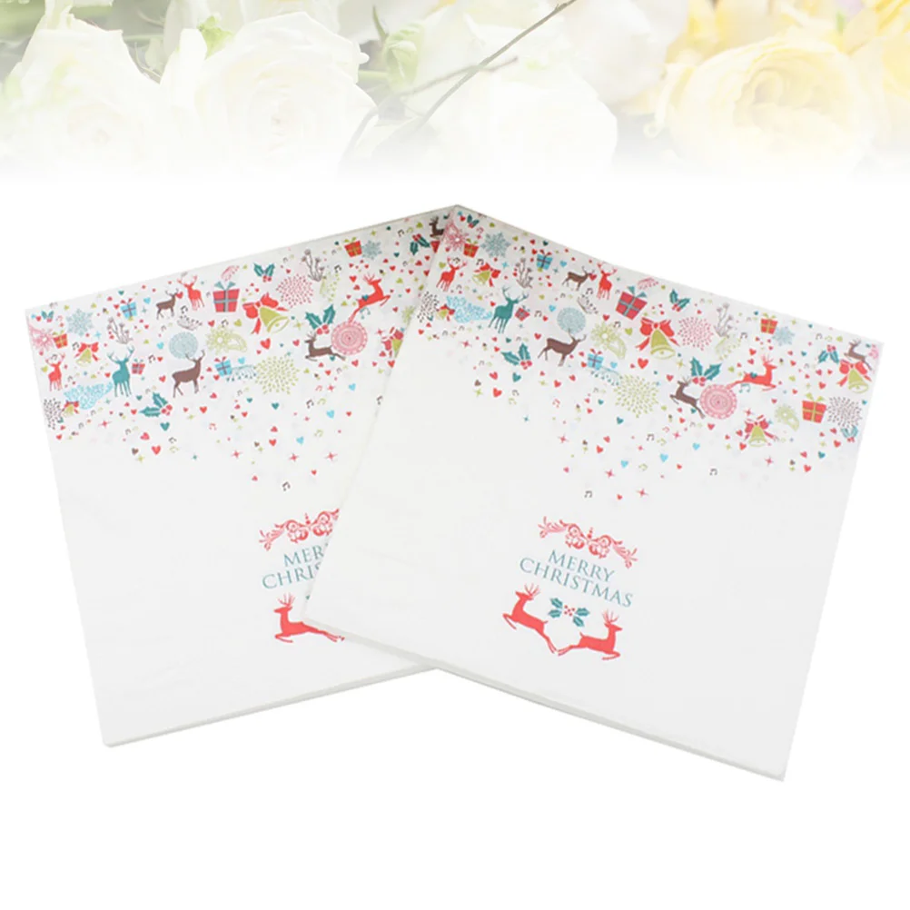 Napkins Christmas Cocktail Paper Dinner Snowflake Disposable Guest Merry Tissue Decorationstowel
Napkins Christmas Cocktail Paper Dinner Snowflake Disposable Guest Merry Tissue Decorationstowel