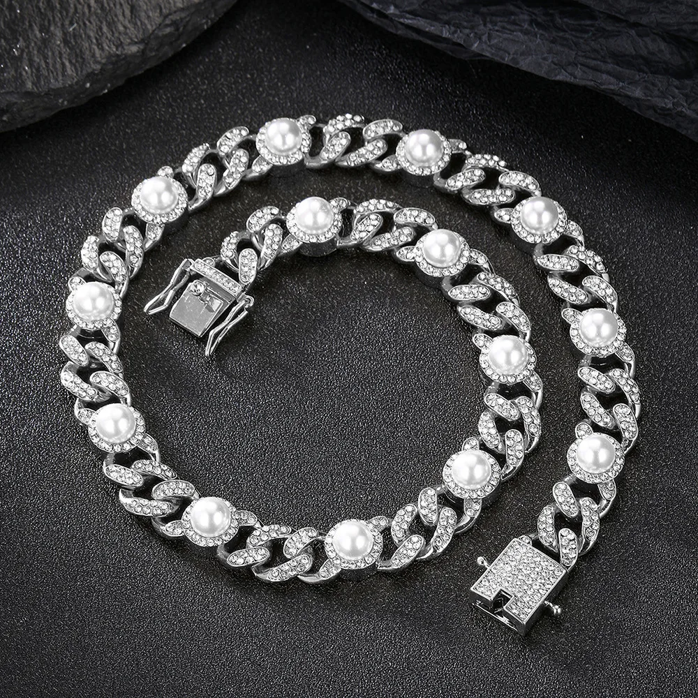 2023 New Original Design Imitation Pearl Choker Necklace For Men Women Gold Silver Color Miami Cuban Link Chain Hiphop Jewelry
2023 New Original Design Imitation Pearl Choker Necklace For Men Women Gold Silver Color Miami Cuban Link Chain Hiphop Jewelry