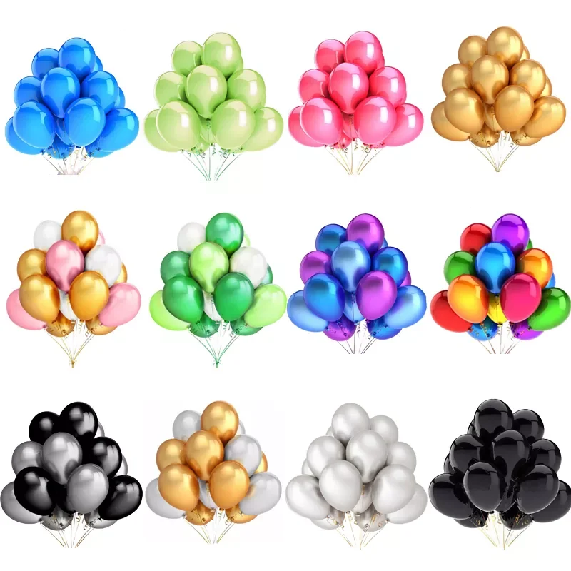 10/12 inch Glossy Pearl Latex Balloons Wedding Birthday Party Decoration Inflatable Colorful Ballon Kids Toys Globos 
10/12 inch Glossy Pearl Latex Balloons Wedding Birthday Party Decoration Inflatable Colorful Ballon Kids Toys Globos