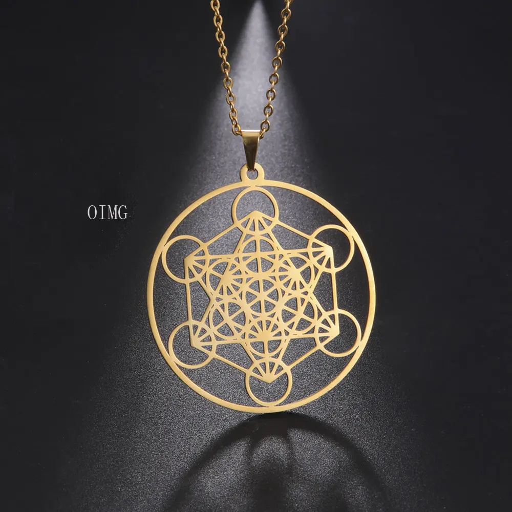 Ожерелье из нержавеющей стали с изображением ангела, Archangel Metatron, геометрические украшения для женщин и мужчин, тайны кабалистов, сада, Соломона
Ожерелье из нержавеющей стали с изображением ангела, Archangel Metatron, геометрические украшения для женщин и мужчин, тайны кабалистов, сада, Соломона