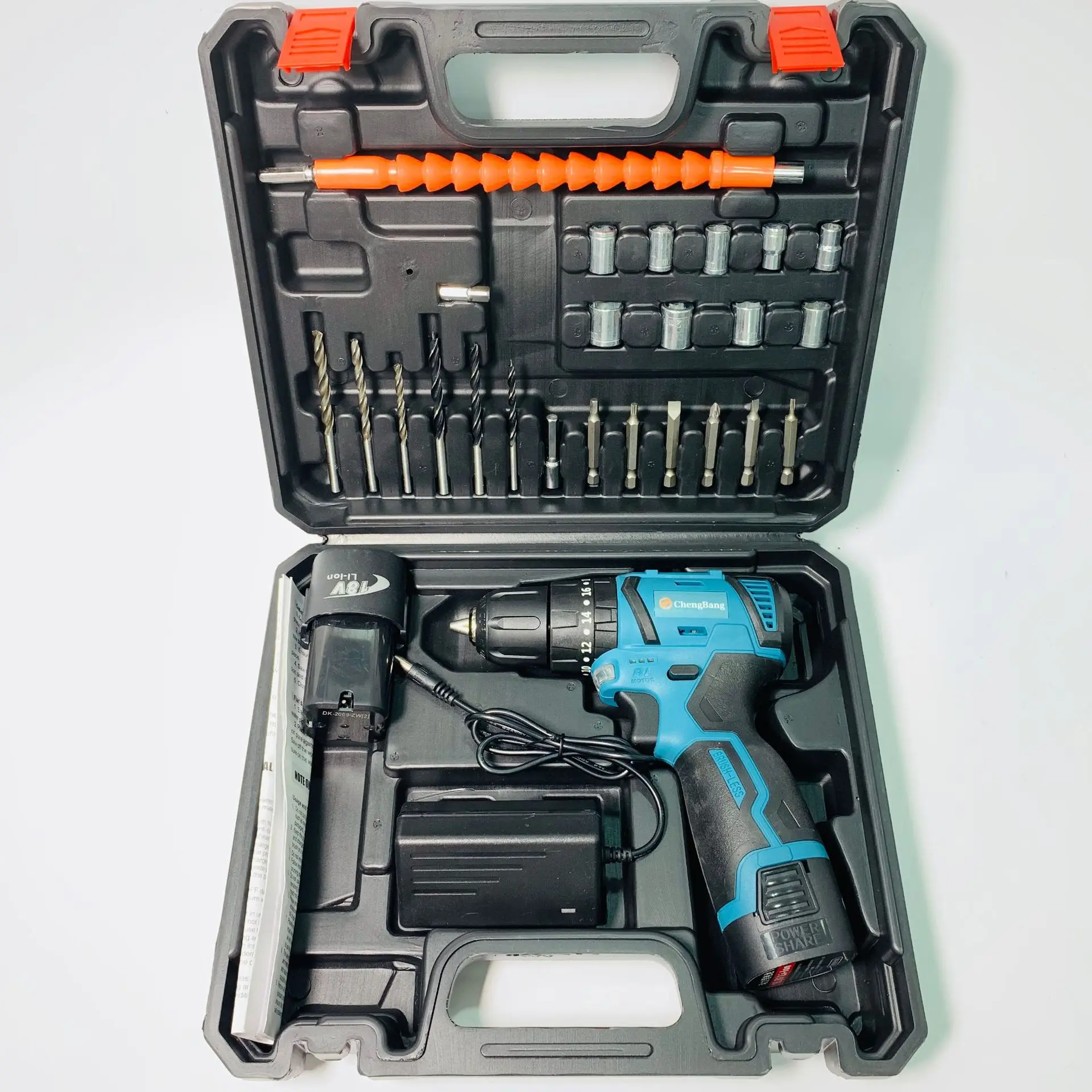lithium brushless electric impact drill 16.8 V18VF black 24 rechargeable drill suit
lithium brushless electric impact drill 16.8 V18VF black 24 rechargeable drill suit