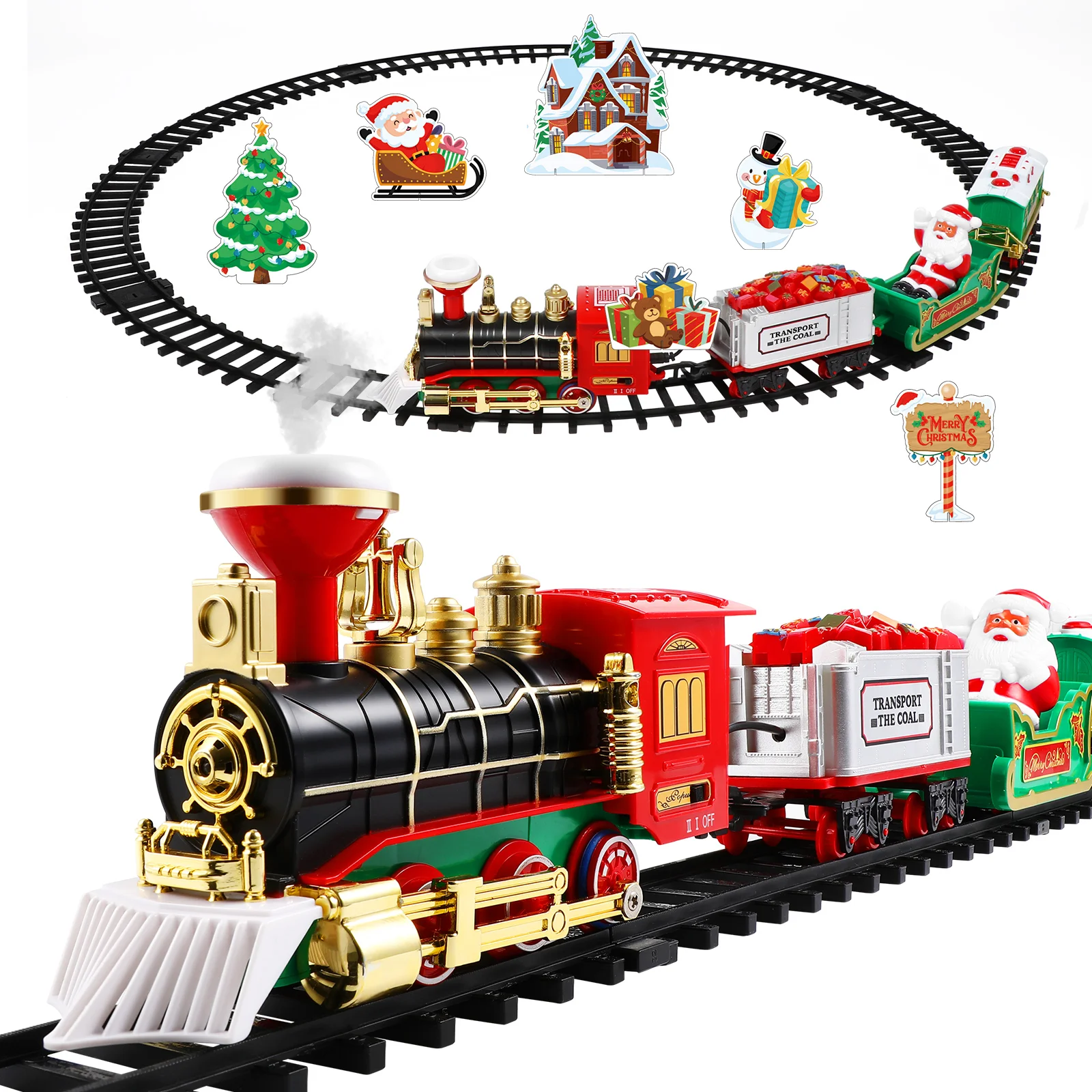 Train Christmas Set Electric Tree Toy Toys Kids Trains Around Sets Children Model The Gift Railway Village Christmas. Mini Steam
Train Christmas Set Electric Tree Toy Toys Kids Trains Around Sets Children Model The Gift Railway Village Christmas. Mini Steam