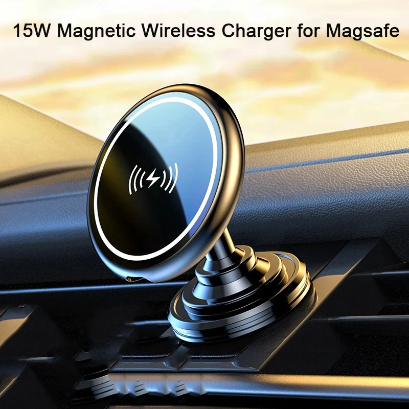 Магнитное Беспроводное зарядное устройство MagSafe для телефонов iPhone, Samsung, Xiaomi, Huawei, 15 Вт, быстрая Беспроводная зарядка, автомобильный держател...
Магнитное Беспроводное зарядное устройство MagSafe для телефонов iPhone, Samsung, Xiaomi, Huawei, 15 Вт, быстрая Беспроводная зарядка, автомобильный держател...