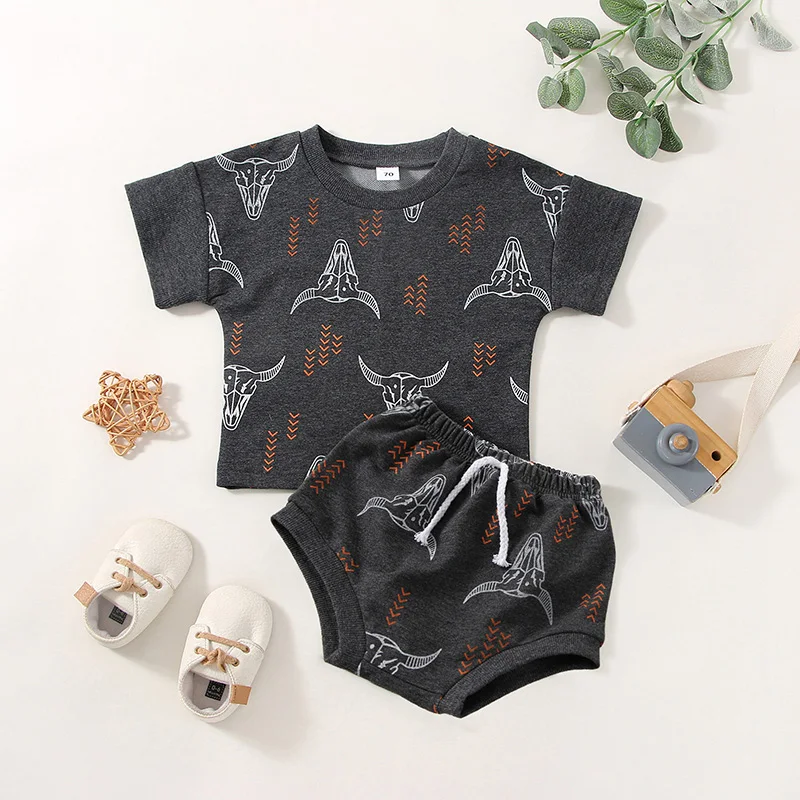 Toddler Baby Girls Two Piece Clothing Pants Suit Short Sleeve Cow Head Print T-shirt Short Trousers Casual Summer Streetwear
Toddler Baby Girls Two Piece Clothing Pants Suit Short Sleeve Cow Head Print T-shirt Short Trousers Casual Summer Streetwear