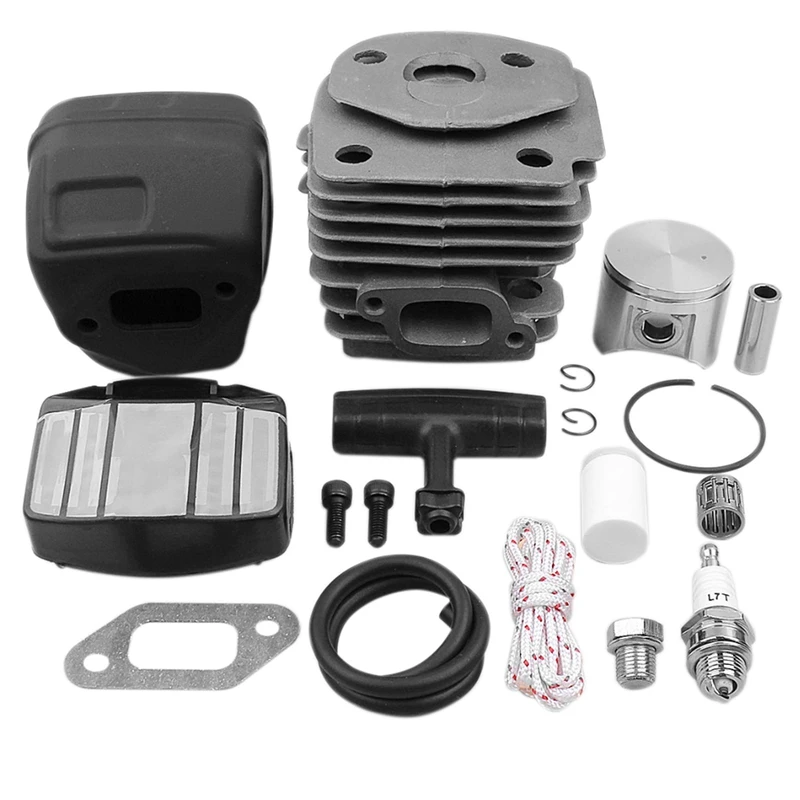 47Mm Cylinder Piston Bearing Muffler Screw Air Filter Kit For HUSQVARNA 357 357XP 359 Chainsaw Engine Rebuild Parts
47Mm Cylinder Piston Bearing Muffler Screw Air Filter Kit For HUSQVARNA 357 357XP 359 Chainsaw Engine Rebuild Parts