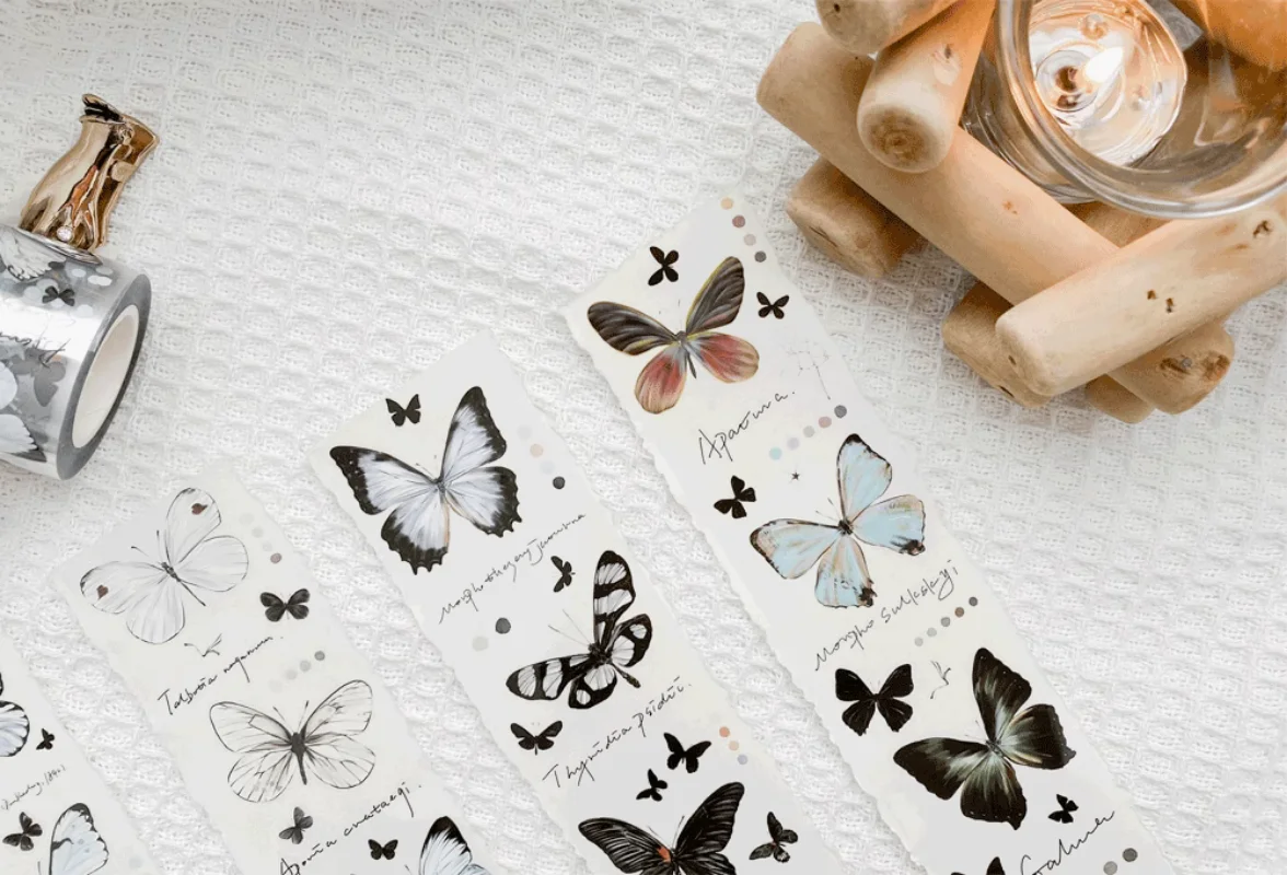 10M Vintage Colourful Butterfly PET Tapes Craft Supplies DIY Scrapbooking Card Making Decorative Plan Sticker
10M Vintage Colourful Butterfly PET Tapes Craft Supplies DIY Scrapbooking Card Making Decorative Plan Sticker