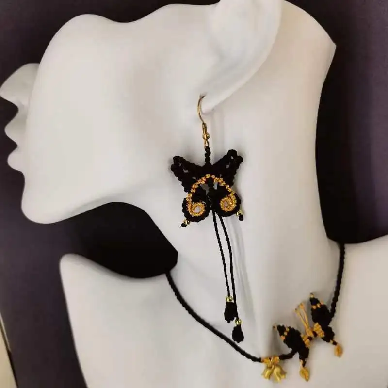 Noble Original Pure Handwoven Plate Love Flower Necklace Set Fashion Elegant Women's Festival Party New Jewelry Gifts
Noble Original Pure Handwoven Plate Love Flower Necklace Set Fashion Elegant Women's Festival Party New Jewelry Gifts