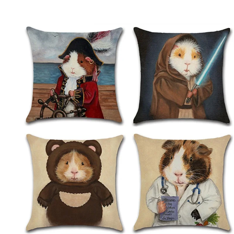 Lovely Guinea Pig Print Throw Pillow Cushion Cover 45x45cm Polyester Decoration Home Bedroom Sofa Pillowcase
Lovely Guinea Pig Print Throw Pillow Cushion Cover 45x45cm Polyester Decoration Home Bedroom Sofa Pillowcase