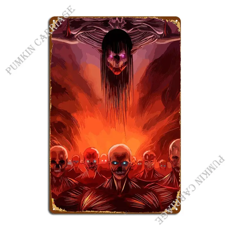 Attack On Titan Metal Plaque Garage Kitchen Wall Custom Living Room Tin Sign Poster
Attack On Titan Metal Plaque Garage Kitchen Wall Custom Living Room Tin Sign Poster