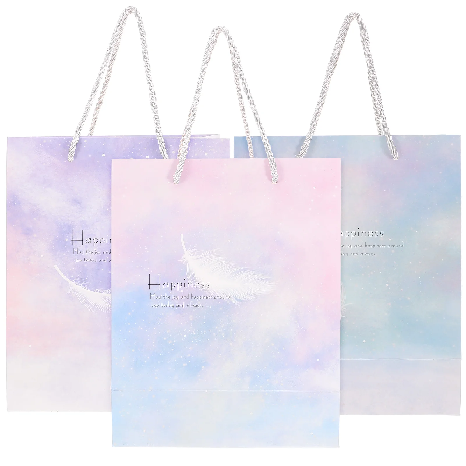 3 pcs Gift Wrapping Bag Tote Bag Gift Packing Bag Paper Gift Bag with Handles for Holiday
3 pcs Gift Wrapping Bag Tote Bag Gift Packing Bag Paper Gift Bag with Handles for Holiday