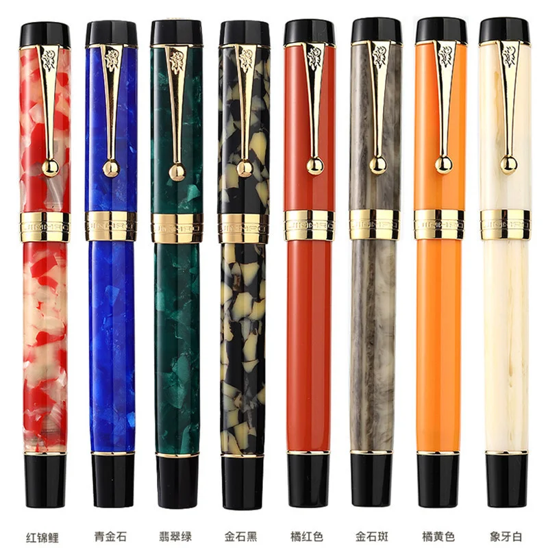 100 Centennial Resin Fountain Pen EF/F 18KGP M / Bent Nib 0.5 /1.2mm with Converter Golden Clip Business Office Gift Pen
100 Centennial Resin Fountain Pen EF/F 18KGP M / Bent Nib 0.5 /1.2mm with Converter Golden Clip Business Office Gift Pen