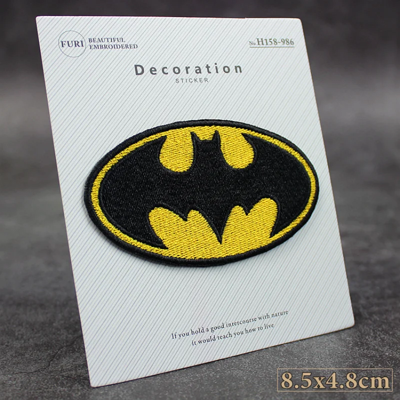 Batman Anime Superhero Embroidered Patch for Clothing Fusible Patch Patches on Clothes DIY Clothes Pants Garment Accessories
Batman Anime Superhero Embroidered Patch for Clothing Fusible Patch Patches on Clothes DIY Clothes Pants Garment Accessories