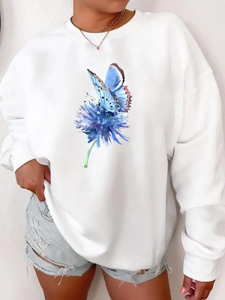 Butterfly Plant Trend 90s Autumn Spring Fashion Pullovers Women Long Sleeve Clothing Casual Print Female Graphic Sweatshirts
Butterfly Plant Trend 90s Autumn Spring Fashion Pullovers Women Long Sleeve Clothing Casual Print Female Graphic Sweatshirts