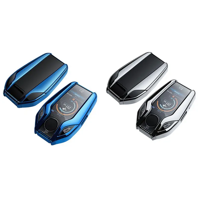 2 Pcs TPU Car Fully Key LCD Remote Key Fob Case Cover For BMW 7 Series 740 6 Series GT 5 Series 530I X3(Silver & Blue)
2 Pcs TPU Car Fully Key LCD Remote Key Fob Case Cover For BMW 7 Series 740 6 Series GT 5 Series 530I X3(Silver & Blue)