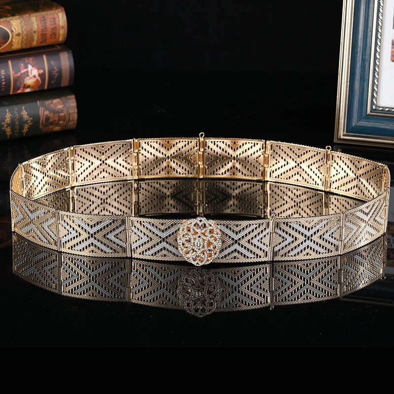 Moroccan vintage wedding belt ladies decorated waist chain hollowed-out style crystal hollowed-out floral belt
Moroccan vintage wedding belt ladies decorated waist chain hollowed-out style crystal hollowed-out floral belt
