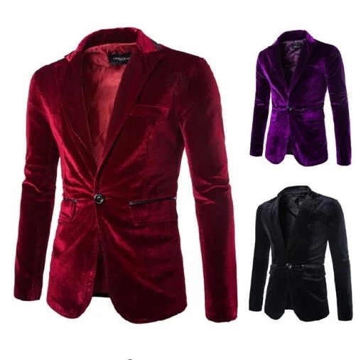 Men's Suits & Blazers Mens Fashion Pure Corduroy Casual Single Button Suit Jacket Coat Brand Blazer British Slim Fit Men
Men's Suits & Blazers Mens Fashion Pure Corduroy Casual Single Button Suit Jacket Coat Brand Blazer British Slim Fit Men